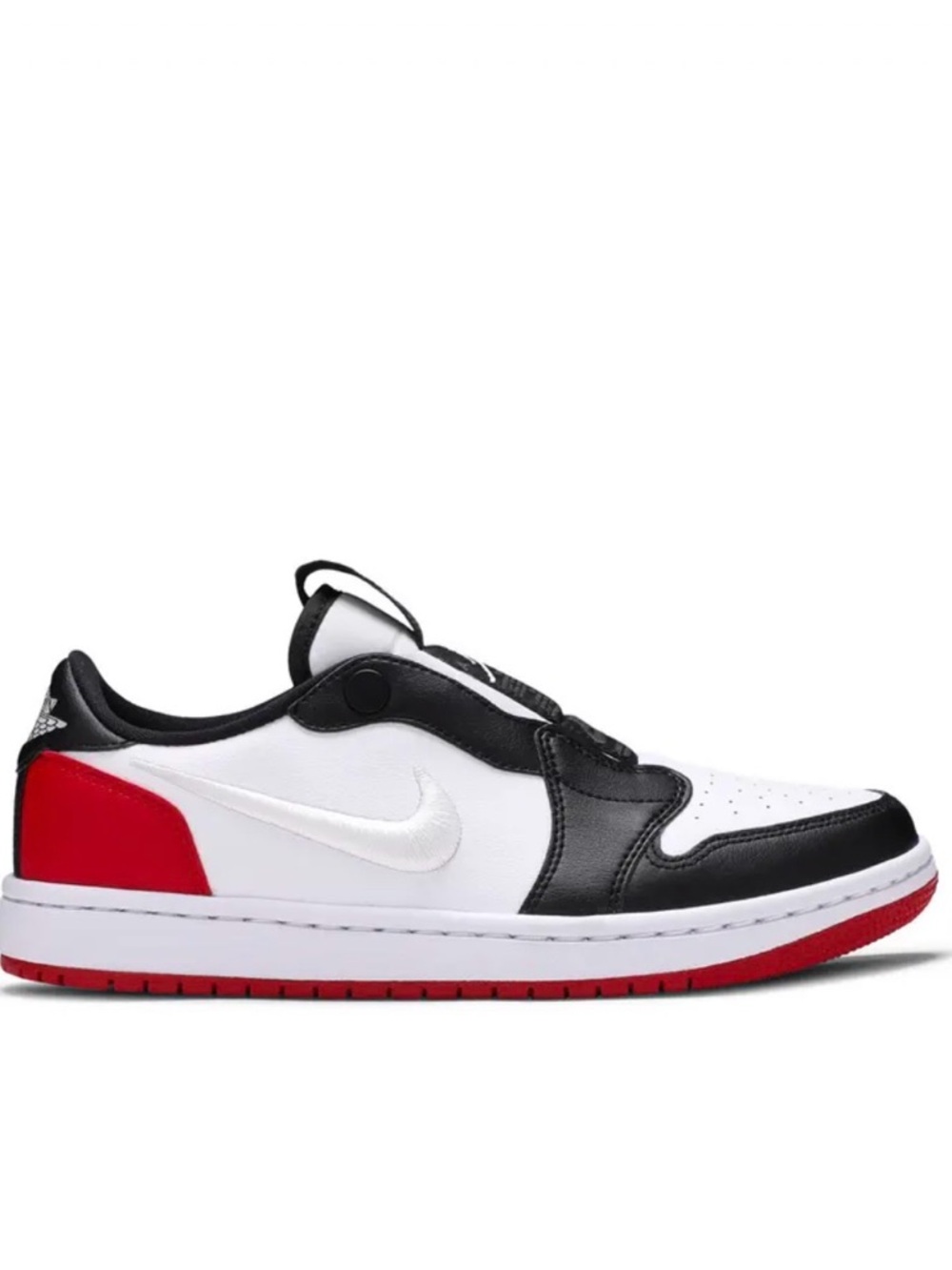 Women’s Retro Nike low top slip on Athletic Sneakers - White/Black/Red